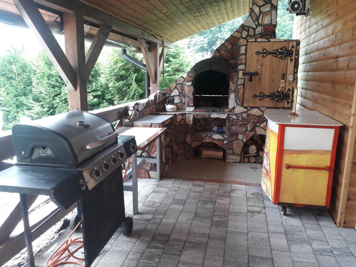 Jaskowa Chata Bieszczady Apartament Z Basenem Baligrod Bagian luar foto